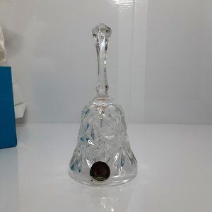 Crystal Dinner Bell Birks Made in Yugoslavia Vintage Bevelled Hand Cut 24% Lead